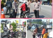 Polsek Leles Gencar Tertibkan Knalpot Brong, 6 Kendaraan Diamankan