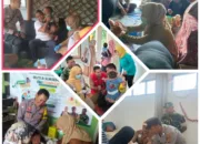 Cegah KLB Campak, Polres Garut Monitoring Serentak Imunisasi Campak (ORI) Melalui Seluruh Jajaran Polsek