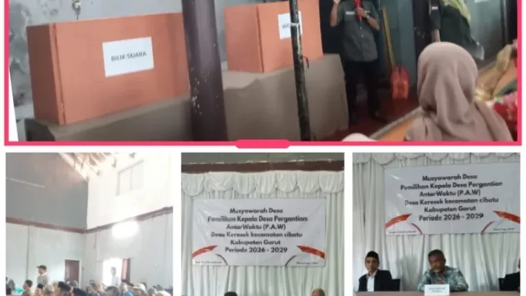 PAW Periode 2026-2029 Desa Keresek Kecamatan Cibatu Berlangsung Lancar Dan Sukses