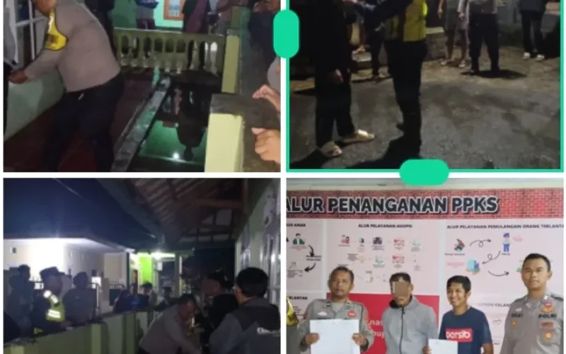 Polsek Wanaraja Amankan ODGJ Saat Patroli Malam