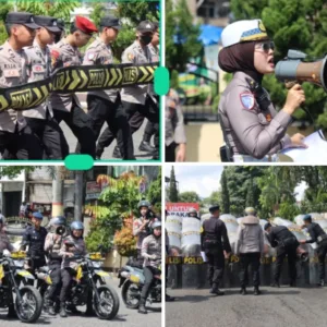 Tingkatkan Kesiapsiagaan, Polres Garut Gelar Latihan Dalmas Lanjut dan Negosiator