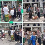Jumat Berkah di Bungbulang, Polsek Bungbulang Berbagi dengan Jemaah Masjid Al-Hidayah