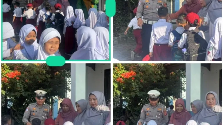 Polisi Sahabat Anak, Satlantas Polres Garut Tanamkan Keselamatan Sejak Dini di SDN 1 Jayaraga