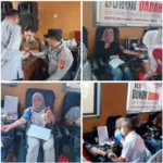 Kegiatan Donor Darah di Aula Kecamatan Malangbong Himpun 82 Labu Darah