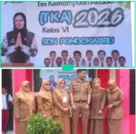 Pelaksanaan Tes kemampuan Akademik (TKA) Tingkat SD Se-Kecamatan Salawu Berjalan Lancar