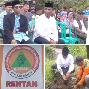 Cegah Erosi, Rentan Garut Hijaukan Bantaran Sungai Cipandai