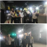 Patroli Malam Polsek Wanaraja Aktifkan Siskamling, Warga Diajak Tingkatkan Kewaspadaan