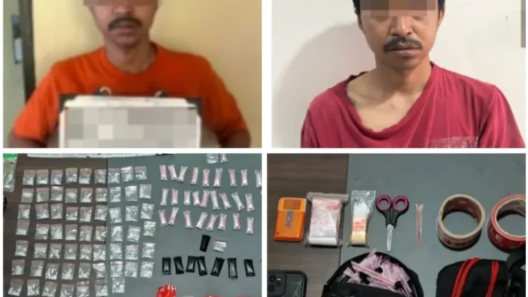 Kurir Sabu Diciduk Polres Garut, Ratusan Paket Siap Edar Diamankan Polisi
