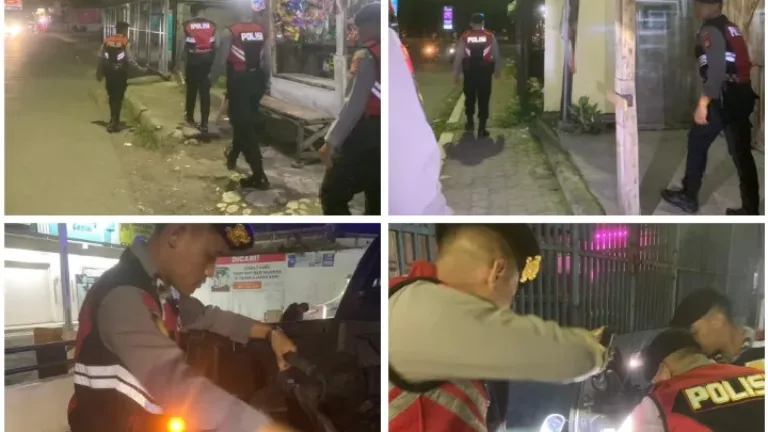 Polisi Tindak Miras di Kerkof Saat Patroli, Miras Dimusnahkan di Tempat.