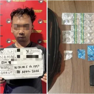 Satres Narkoba Polres Garut Ringkus Pengedar Obat Keras di Tarogong Kidul