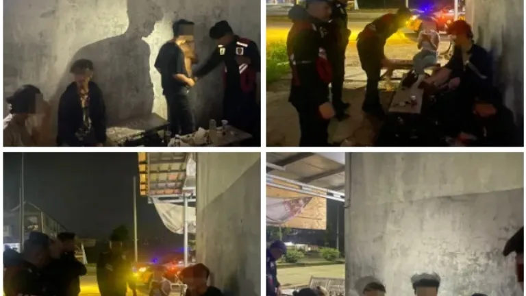 Patroli Presisi Sat Samapta Polres Garut Amankan Sekelompok Pemuda Pesta Miras, Wujudkan Kamtibmas Kondusif