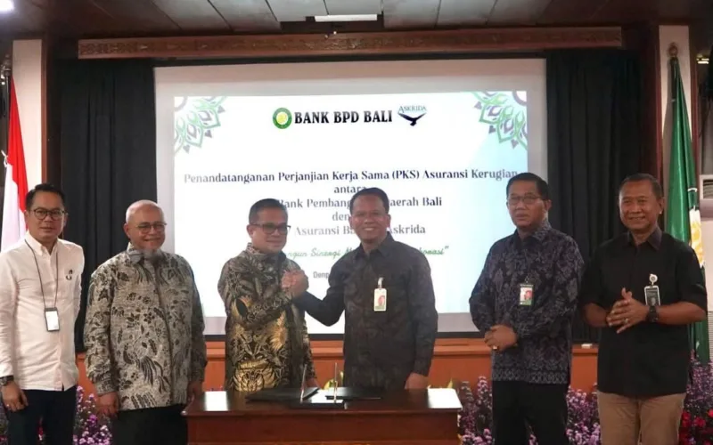 Askrida dan BPD Bali Teken PKS Asuransi Kerugian, Perkuat Sinergi