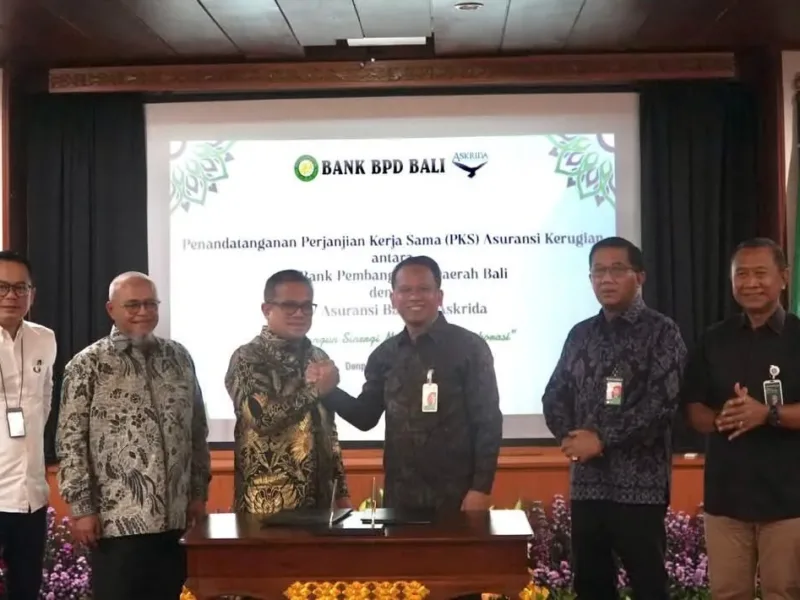 Askrida dan BPD Bali Teken PKS Asuransi Kerugian, Perkuat Sinergi