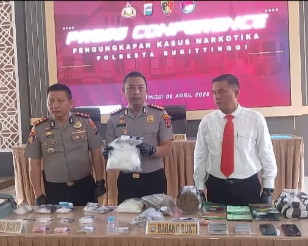 Polresta Bukittinggi Sita Narkoba Bernilai Rp 1 Miliyar Buruh Harian Lepas Di Agam Terancam Hukuman Mati
