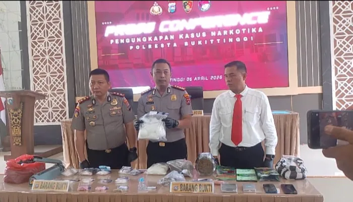 Polresta Bukittinggi Sita Narkoba Bernilai Rp 1 Miliyar Buruh Harian Lepas Di Agam Terancam Hukuman Mati