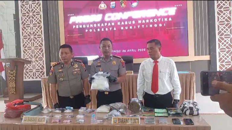 Polresta Bukittinggi Sita Narkoba Bernilai Rp 1 Miliyar Buruh Harian Lepas Di Agam Terancam Hukuman Mati