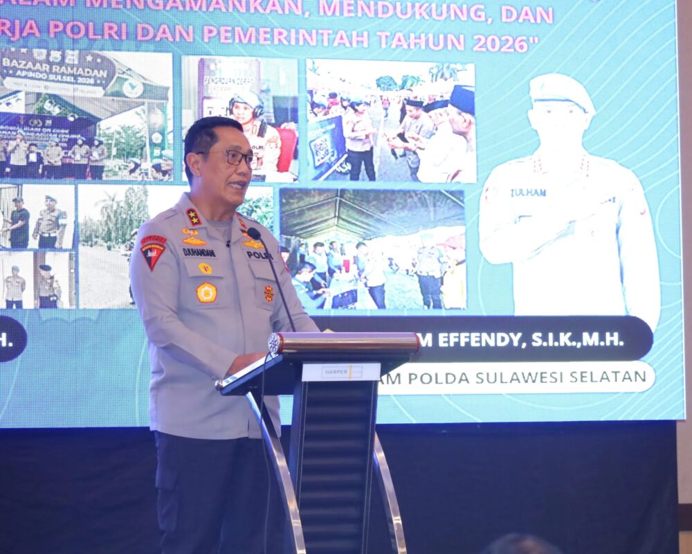 Kapolda Sulsel Buka Rakernis Bidpropam 2026 Perkuat Pengawasan Internal