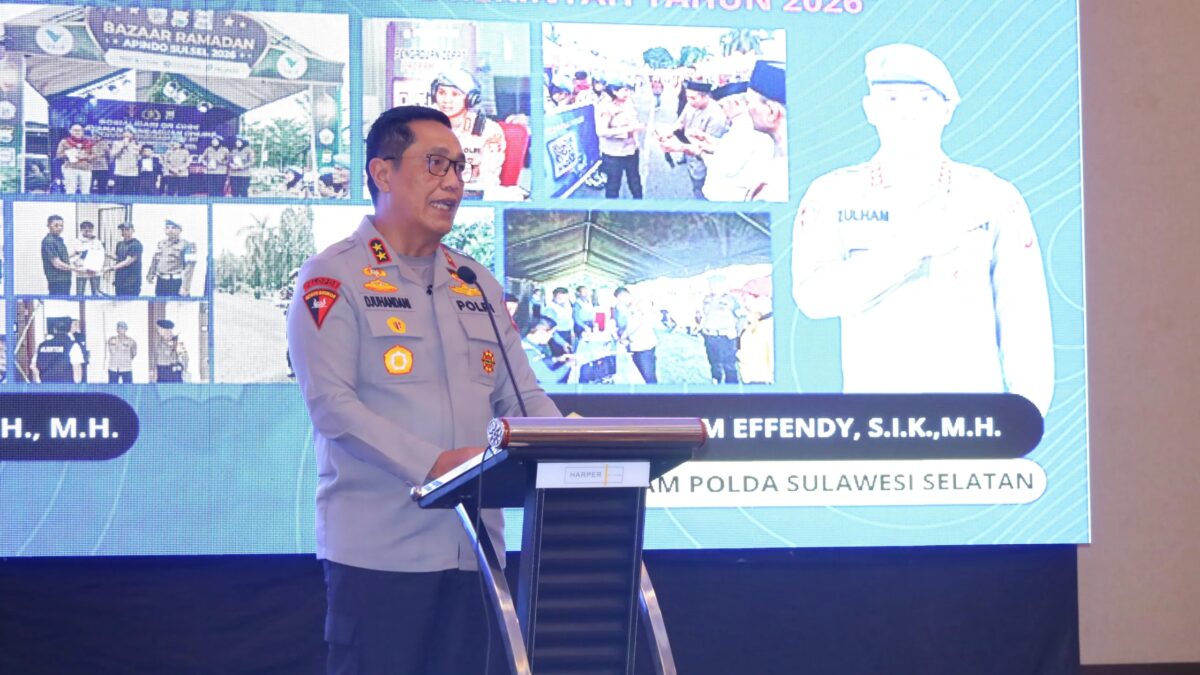 Kapolda Sulsel Buka Rakernis Bidpropam 2026 Perkuat Pengawasan Internal