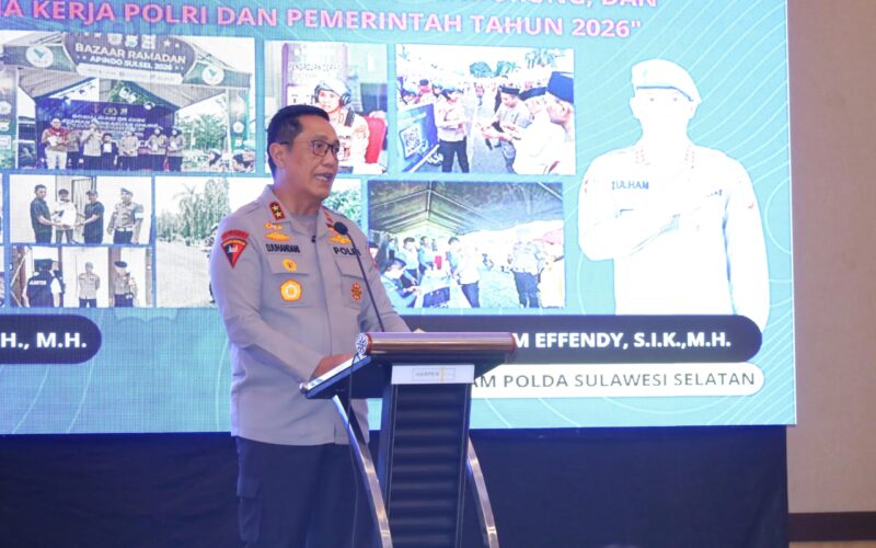 Kapolda Sulsel Buka Rakernis Bidpropam 2026 Perkuat Pengawasan Internal