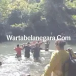 Akses Jalan Memprihatikan, Warga Sakit Ditandu Sejauh 7 Km Lewati Hutan dan Sungai Besar di Polewali Mandar