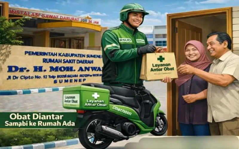 Pelayanan Kian Modern, RSUD Sumenep Sediakan Layanan Antar Obat untuk Pasien
