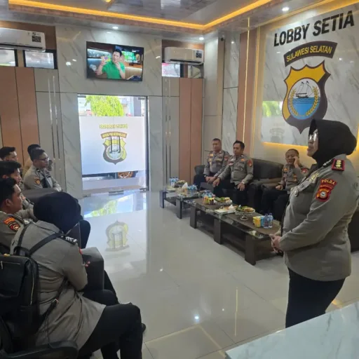 Samapta Polres Parepare Terima Tim Supervisi DitPamObvit Polda Sulsel, Tinjau Lokasi Obyek Vital