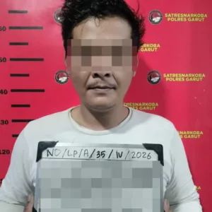 Satresnarkoba Polres Garut Ungkap Peredaran Sabu, Seorang Buruh Harian Diamankan di Cilawu