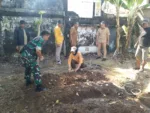 KORAMIL 1408-06/MAMAJANG Gelar Karya Bakti, Bersihkan Lahan Dan Hijaukan Wilayah Kelurahan Labuangbaji