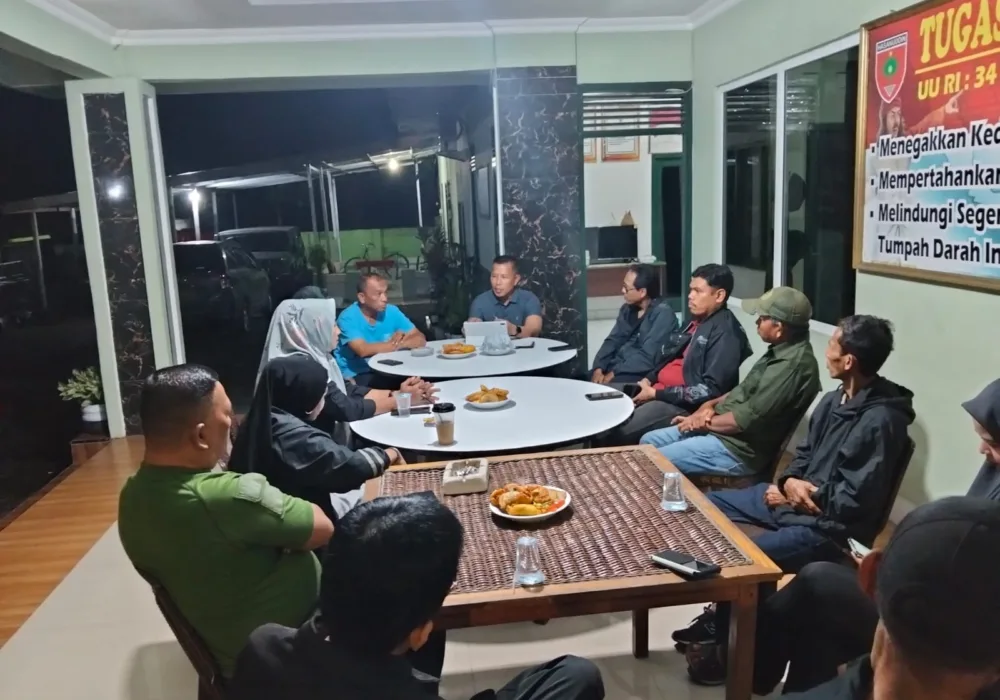 Jalin Komunikasi Dan Kerjasama, Danramil 1408-11/BKY Gelar Silaturahmi Bersama Anggota Banteng Komando Trisula 