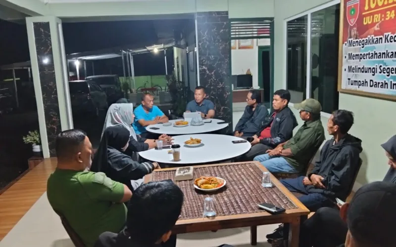 Jalin Komunikasi Dan Kerjasama, Danramil 1408-11/BKY Gelar Silaturahmi Bersama Anggota Banteng Komando Trisula 