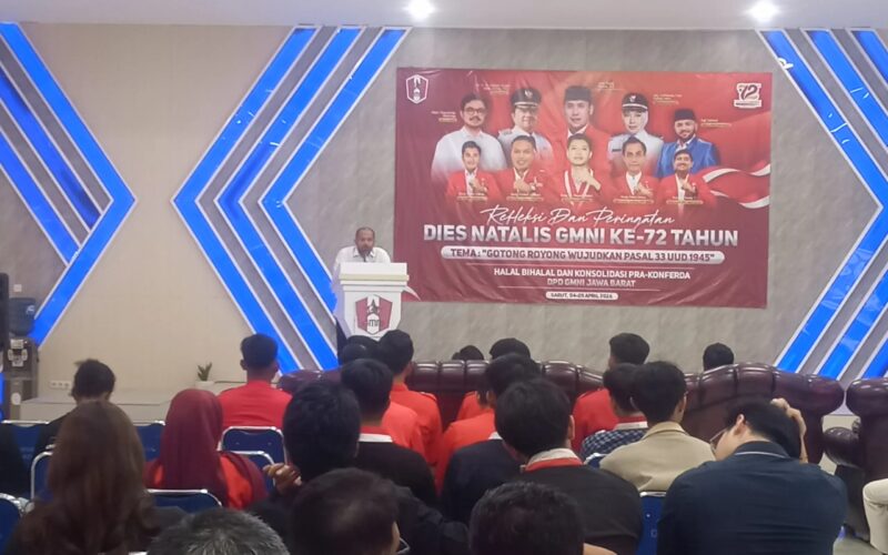 Ketua KNPI Garut Agil Syahrizal Apresiasi Konsistensi GMNI,Pada Refleksi Dies Natalis ke-72