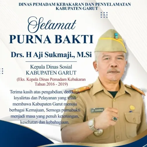 DAMKAR Kabupaten Garut Mengucapkan Banyak Terima Kasih atas Dedikasi dan Pengabdian kepada H. Aji Sukmaji