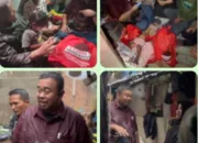 Derasnya Hujan Mengguyur Wilayah Garut Tak Menyurutkan Yudha Berbakti Kepada Rakyat Miskin