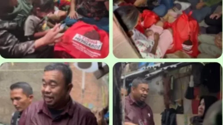 Derasnya Hujan Mengguyur Wilayah Garut Tak Menyurutkan Yudha Berbakti Kepada Rakyat Miskin