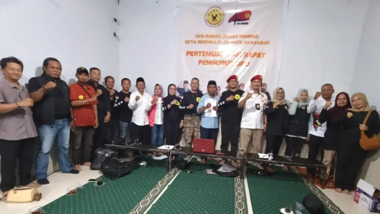 RAMPAS SETIA 08 Makassar Gelar Rapat Perdana: Ketua Daerah Ajak Pengurus Bekerja Bersama Bangun Organisasi Yang Bermutu Dan Bermanfaat