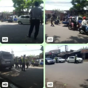 Razia Gabungan Penertiban Pajak Kendaraan di Jalan Guntur, Garut