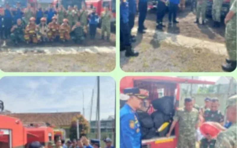 Sinergi TNI AD dan Damkar, 3 Unit Water Tank TNI AD untuk Penanganan Bencana dan Kebakaran