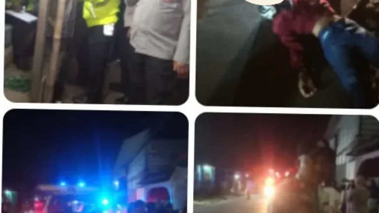 Polsek Tarogong Kidul Gerak Cepat Tangani Laka Lantas Roda Dua dan Minibus di Jalan Samarang