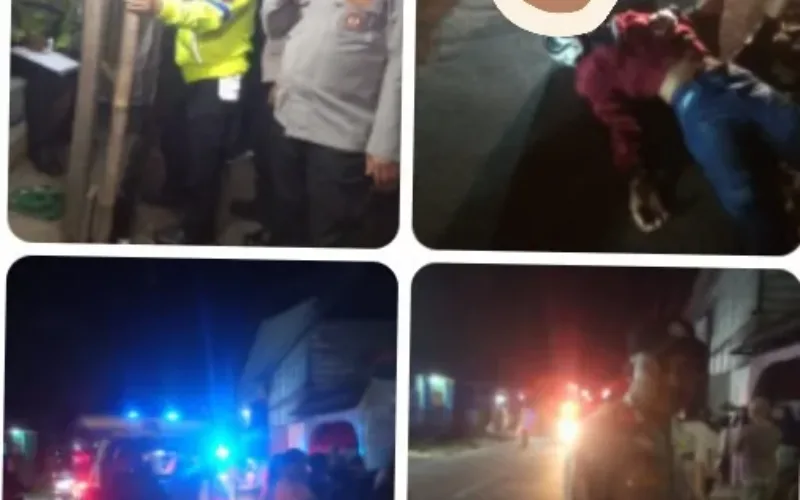 Polsek Tarogong Kidul Gerak Cepat Tangani Laka Lantas Roda Dua dan Minibus di Jalan Samarang