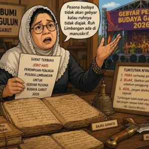 Jerit Penjaga Pusaka Limbangan Menggema: Nyai Tangulun Soroti Gebyar Budaya Garut 2026