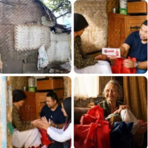 Yudha Puja Turnawan Anggota DPRD Garut Tinjau Rumah Tidak Layak Huni Milik Lansia di Sukajaya