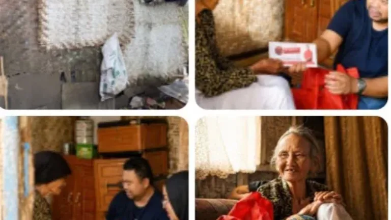 Yudha Puja Turnawan Anggota DPRD Garut Tinjau Rumah Tidak Layak Huni Milik Lansia di Sukajaya