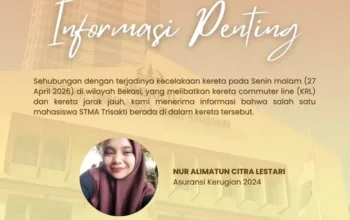 Mahasiswi STMA Trisakti Hilang Usai Kecelakaan Kereta Bekasi