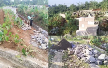 Pondasi Tebing Makam Puspa Raya Dibangun Cegah Longsor