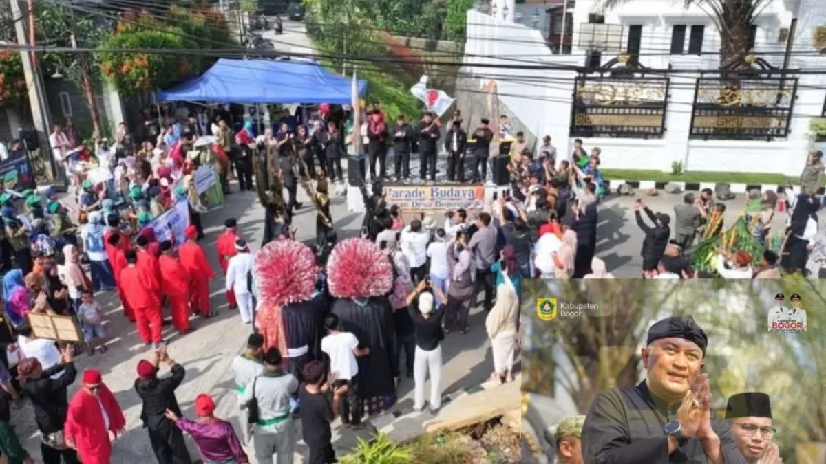 Rudy Susmanto Lepas Pawai Budaya Bojonggede: Jaga Tradisi