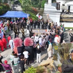 Rudy Susmanto Lepas Pawai Budaya Bojonggede: Jaga Tradisi