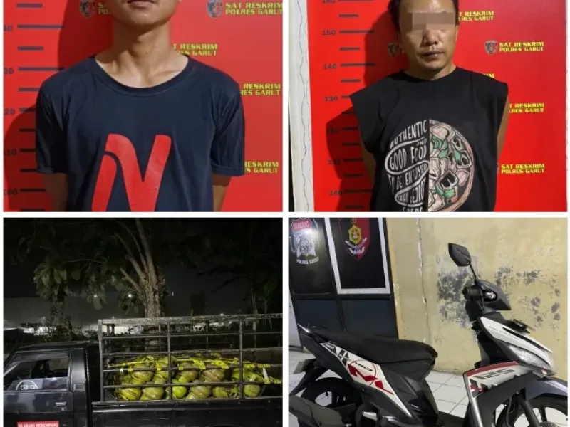 Tim Sancang Polres Garut Ringkus Pelaku Curat, Gas Melon dan Mobil Pick Up Digondol