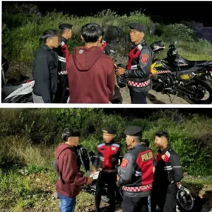 Patroli Sat Samapta Polres Garut Amankan 3 Pemuda Konsumsi Miras