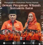 Partai Gerakan Rakyat Wilayah Sumatera Barat Serahkan Berkas Ke DPP