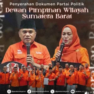 Partai Gerakan Rakyat Wilayah Sumatera Barat Serahkan Berkas Ke DPP